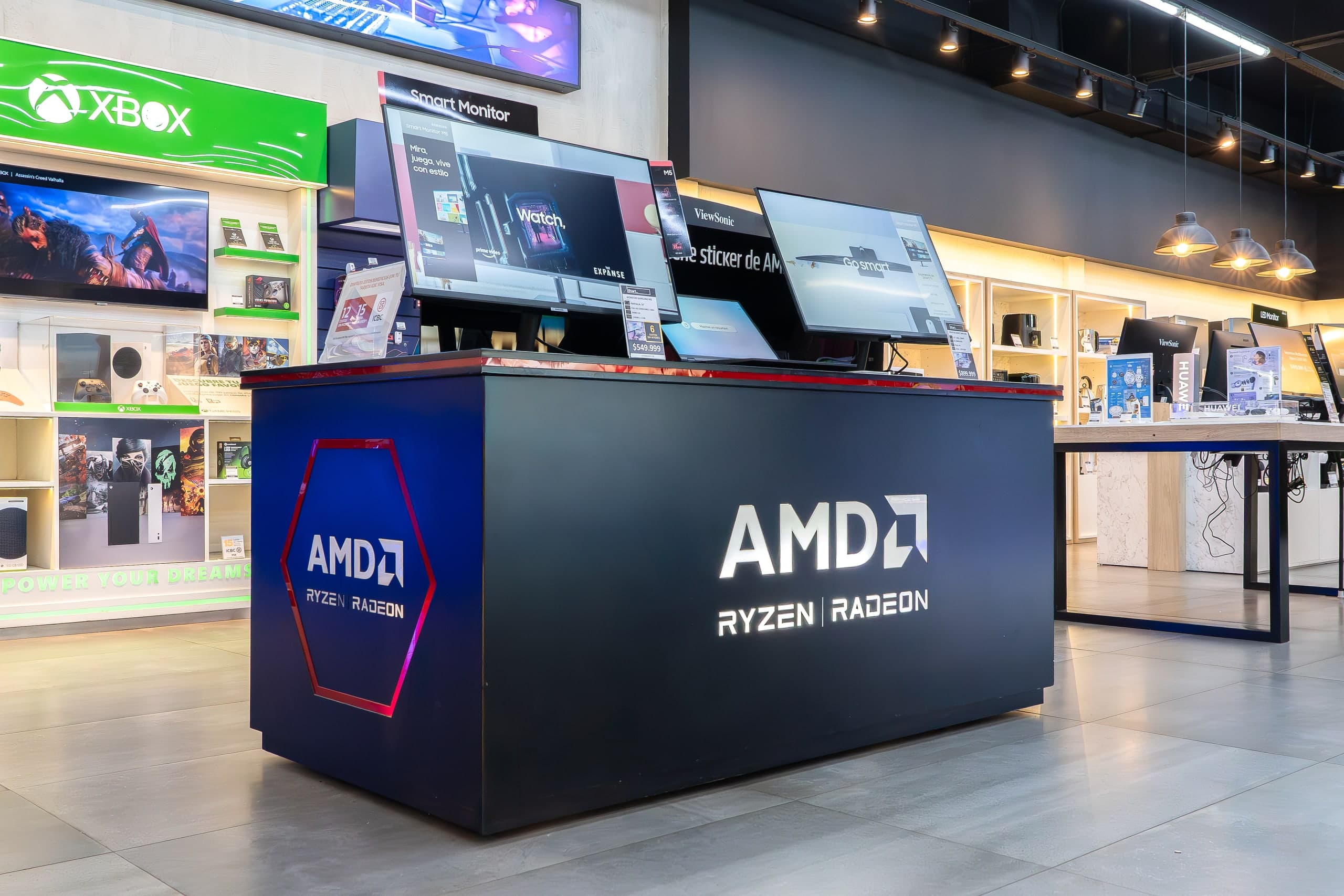AMD — Mesa para retail