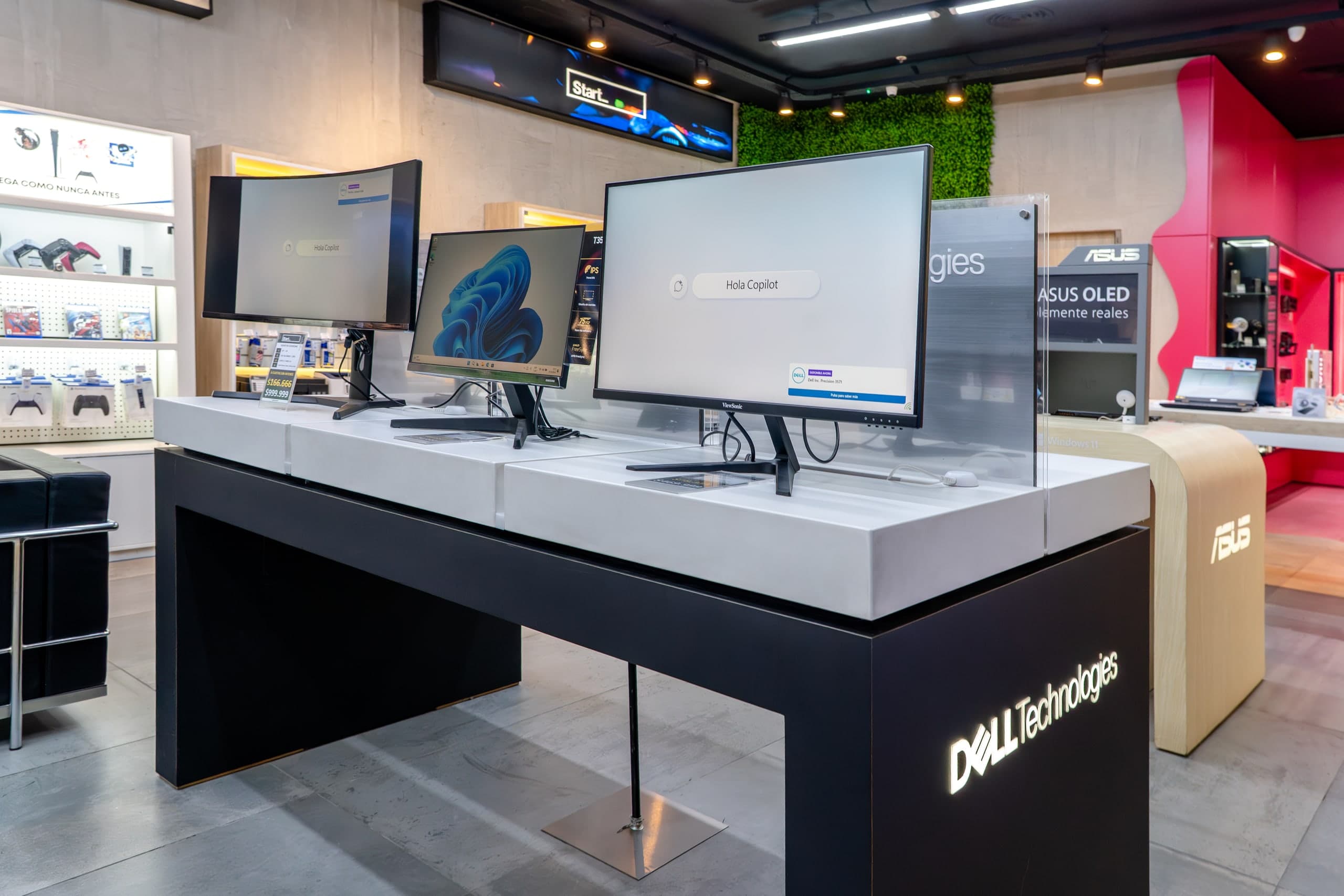 Dell — Mesa para retail